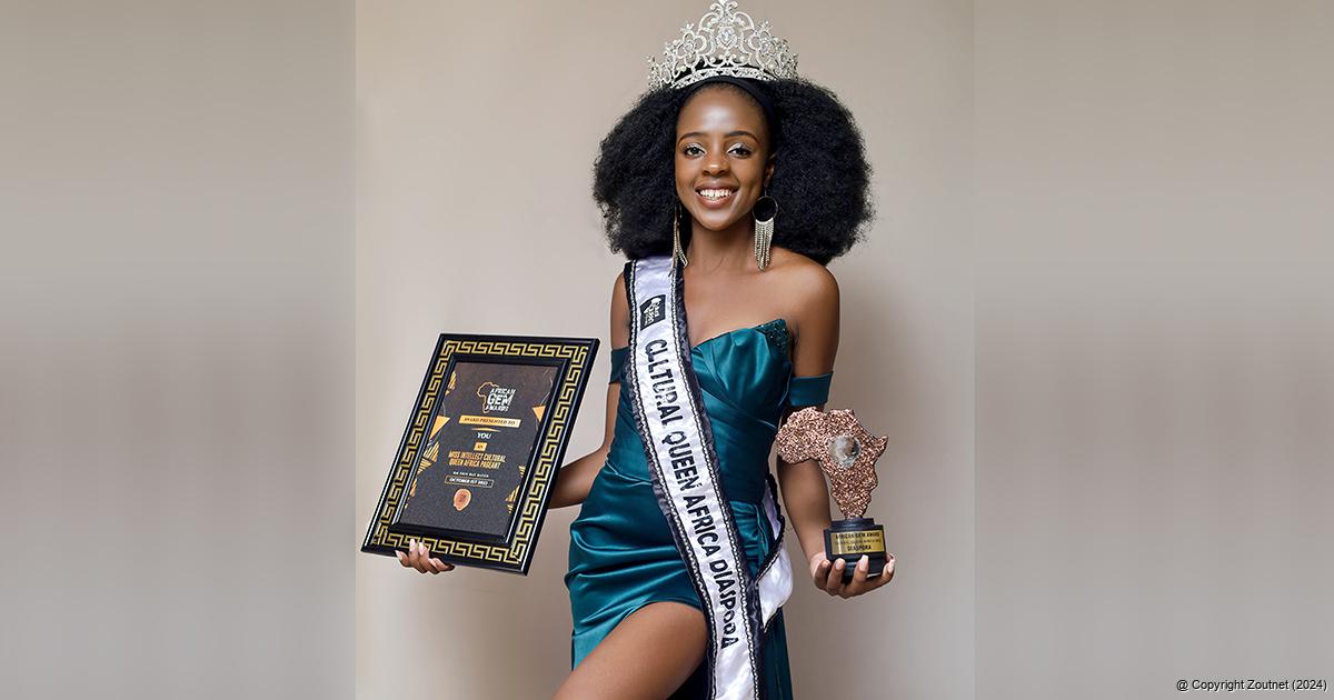 ZootNet |  Novità |  Rodzani brilla come Miss Africa Cultural