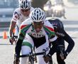 Nolan Hoffman battles it out in the final sprint at Waterpoort.