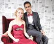 <p>Taariq Tayob (right) of Ridgeway College at the matric farewell on 19 September. He is accompanied by Nina Cronj&eacute;, dressed in a beautiful red creation. It was the first time that the college presented a matric farewell in their new school hall. Photo supplied.</p>

