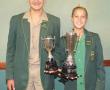 <p>Laerskool Louis Trichardt se sportseun en -meisie van 2014 is onderskeidelik Roy Stewart (links) en Alida du Preez. Hulle is aangewys tydens die skool se sport prysuitdeling op 28 Oktober.</p>
