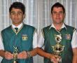 <p>Ho&euml;rskool Eric Louw in Musina se beste seunspresteerders in krieket en gholf het ook trofe&euml; ontvang. Van links na regs is Coenie Strydom (beste senior krieketspeler), Kuru Vansia (beste junior krieketspeler), Divan van der Merwe (beste senior gholfspeler) en Jordan Ackeroyd (beste junior gholfspeler). Foto&rsquo;s verskaf.</p>
