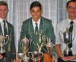 <p>Di&eacute; drie leerlinge van Ho&euml;rskool Eric Louw in Musina stap ook met toptoekennings weg. Van links na regs is Stephen Stander (Dux-leerling), Kuldeep Jadeja (top akademiese presteerder) en Elzke Booyse (Staatmaker van die Jaar). Foto verskaf.</p>
