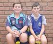 <p>Erik Limbach (links) van Laerskool Messina het op 17 Oktober saam met 10 mede-leerlinge aan die SAOU (Suid-Afrikaanse Onderwysunie) se Wiskunde in Aksie eksamen deelgeneem. Tesame het Laerskool Messina se leerders &lsquo;n gemiddeld van 75% behaal. Erik is aangewys as een van die top 30 studente in die streek (Gauteng/ Limpopo/ Mpumalanga/ KZN) met &lsquo;n gemiddeld van 95%. Hy was genooi om die afgelope Saterdag aan die wiskunde pretdag by die UP Innovasieseuntrum, hoofkampus in Pretoria, deel te neem. Pieter Uys (regs) het ook uitstekend gevaar met &lsquo;n persentasie van 90%. Foto verskaf.</p>
