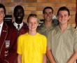 <p>Hierdie seunsatlete van die Ho&euml;rskool Louis Trichardt het almal eersteplekke behaal tydens &lsquo;n ses-skole vriendskaplike atletiekbyeenkoms by die skool verlede Saterdag. Voor, van links na regs, is AC Geldenhuys (O/19 spiesgooi), Johannes Joubert (O/14 100 m hekkies) en DJ du Preez (O/15 gewigstoot). Agter is Rendani Ndouvhada (O/19 110 m hekkies, 400 m, 200 m en 400 m Hekkies), Richard Lambert (O/15 diskus, verspring, spiesgooi en hoogspring) en Ali Sefole (O/16 gewigstoot en diskus). Afwesig tydens die neem van die foto was Wynand Mouton (O/17 verspring, driesprong en diskus), Zwivhuya (Wors) Mulaudzi (O/19 gewigstoot), Donovan Pretorius (O/19 100 m), Muano Siphuma (O/19 hoogspring) en Ruan Ackerman (O/14 diskus).</p>

