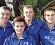 <p>Die junior lede van die Soutpansberg Muurbalklub het die afgelope naweek deelgeneem aan die Suid-Afrikaanse Platteland Toernooi en baie goed gevaar. Voor is Christian du Preez (O/13). Agter, van links na regs, is DJ du Preez, Pieter en Gysbert Guillaume. Di&eacute; drie speel strawwe wedstryde en slaag daarin om te kwalifiseer vir die inter-provinsiale toernooi wat later die maand in die Kaap gehou word. Pieter en Gysbert word in die O/19-span opgeneem vir die toernooi, terwyl DJ as reserwe gekies is vir die O/16-span. Foto verskaf.</p>
