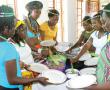 <p>Women dishing out traditional food during the Heritage Day celebrations at Tshitavha, Nzhelele.</p>
