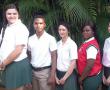 <p>Ho&euml;rskool Eric Louw in Musina het op 13 Oktober hulle Graad 12 akademiese A- en B-spanne aangewys na afloop van die leerlinge se prestasies gedurende die derde skoolkwartaal. Daar is 72 leerlinge wat hierdie jaar matriek skryf by Louwtjies en 27 van hulle is in die onderskeie spanne opgeneem. Leerlinge wat die akademiese A-span gehaal het, was (van links na regs) Jannemari Fourie, Lesiba Munyai, Diney Fielding, Daisy Nesindande, Maureen van der Walt en Cor Roos. <em>Foto verskaf</em>.</p>
