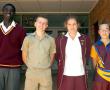 <p>Ho&euml;rskool Louis Trichardt se krieketseuns en -meisies het Maandag, as deel van die skool se jaarlikse prysuitdeling vir sport, erkenning vir hul prestasies die afgelope jaar ontvang. Van links na regs is Phillip Apea-Adu (eerste erekleure as lid van die provinsiale span), David Stoltz (eerste balkie vir drie jaar lid van seuns eerste- of A-span), Jenika Pohl (tweede erekleure as lid van die provinsiale span) en Leandri Muller (eerste erekleure vir drie jaar as lid van meisies eerste krieketspan). &nbsp;Afwesig tydens die neem van die foto was Clarissa Pentz (vierde balkie vir twee jaar as lid van die eerstespan) en Pieter Guillaume (tweede balkie vir twee jaar as lid van die eerstespan).</p>
