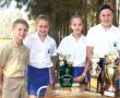 <p>Die CVO Skool Zoutpansberg het Maandag, 9 November, hul jaarlikse prysuitdeling gehou, waartydens die top akademiese presteerders vir Graad 4 tot 7 aangewys is. Hulle is, van links na regs, Douwe Steyn (Graad 5), Anika Badenhorst (Graad 4), Jonel Wepener (Graad 6) en Jani Badenhorst. <em>Foto verskaf.</em></p>
