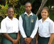 <p>Ho&euml;rskool Eric Louw het na afloop van die eerste skoolkwartaal hul top akademiese presteerders aangewys. Die top leerlinge wat deel vorm van die Graad 10 akademiese A-span is, van links na regs, Megan Fortuin, Blessing Makhado (toppresteerder met gemiddeld van 75%), John Hlatywayo and Claudia Celliers. <em>Foto supplied</em>.</p>
