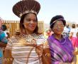 <p>Mesdames Milita Tshivhangani and Tshwarelo Seokolowa at the provincial celebrations at Vleifontein.</p>
